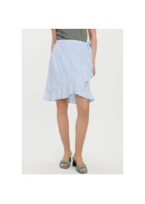 Véro Moda VERO MODA Wickelrock »VMHENNA WRAP SHORT SKIRT« blau M hellblau-geblümt Femininer Rock von VERO MODA