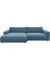 Gallery M BRANDED BY MUSTERRING Ecksofa »LUCIA« blau light blue SAMT