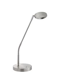 FHL EASY! LED Schreibtischlampe »Luna«, 1 flammig-flammig grau nickelfarben