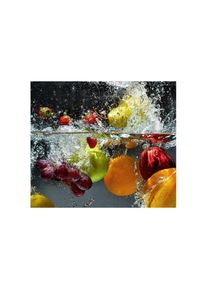 Wall-Art Herd-Abdeckplatte »Glasbild Erfrischendes Obst«, (1 tlg.) bunt