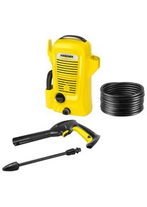 Kärcher KÄRCHER Hochdruckreiniger »K 2 Universal Edition«, Quick Connect System gelb Die Flächenleistung beträgt bis zu 20 m²/h