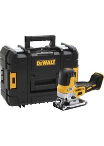 Dewalt Akku-Stichsäge »DCS335NT-XJ«, Basisversion (ohne AKKU & Netzteil) schwarz Exakte Hubzahlvorwahl über Rändelrad für materialgerechtes Arbeiten