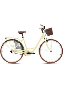 KS-Cycling KS CYCLING Cityrad »Zeeland«, 1 Gang beige Fahrrad