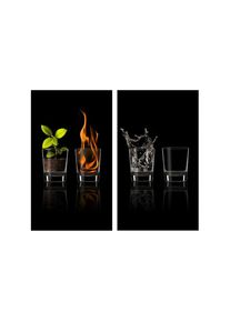 Wall-Art Herd-Abdeckplatte »Frutos Vargas Four Elements«, (1 tlg.) bunt