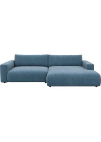 Gallery M BRANDED BY MUSTERRING Ecksofa »LUCIA« blau light blue SAMT