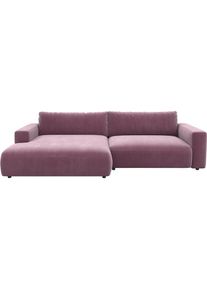 Gallery M BRANDED BY MUSTERRING Ecksofa »LUCIA« rosa rosewood SAMT