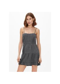 Only Jeanskleid »ONLRAGNA STRAP DNM DRESS« schwarz XL (42) N-Gr Black Denim Trägerkleid von Only