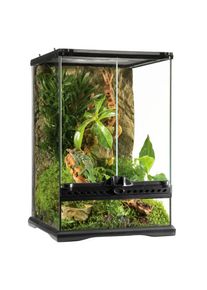 EXO TERRA Terrarium, BxTxH: 30x30x45 cm schwarz