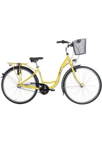 SIGN Cityrad, 3 Gang, Shimano, NEXUS SG-3C41 Schaltwerk gelb Fahrrad