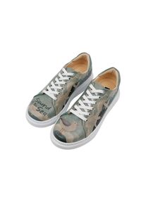 DOGO Plateausneaker »Sound of the Sea«, Vegan grün 39 Handgefertigt
