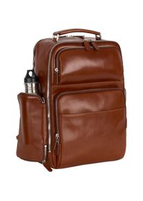 Leonhard Heyden Laptoprucksack »Cambridge, cognac«, mit 15-Zoll Laptopfach braun