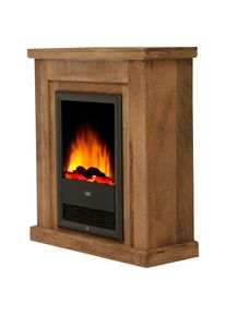 Albero Elektrokamin »Nagpur«, Heizung, 1000/2000 W, 3D Flammeffekt, normale Maserung braun Mango natur normale Maserung