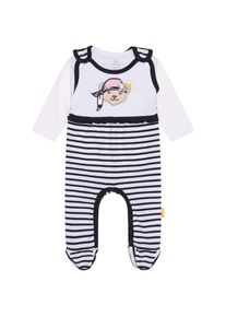 Steiff Neugeborenen-Geschenkset, (Set, 2 tlg.) blau gestreift-navy-weiß 2tlg. Set von Steiff für Babys