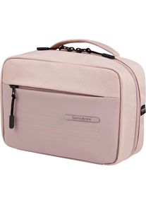 Samsonite Kulturbeutel »Stackd Toilet Kit, 17 cm«, zum Aufhängen; teilweise aus recyceltem Material rosa