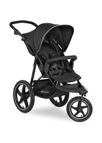hauck Dreirad-Kinderwagen &raquo;Runner 2, black&laquo;, 22 kg, Kinderwagen, Jogger mit schwenk- und feststellbarem Vorderrad schwarz Kinderwagen