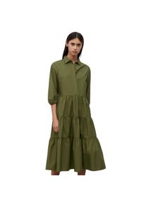 Marc O'Polo MARC O'POLO DENIM Blusenkleid »aus Bio-Baumwoll-Popeline« grün M Normalgrößen Sommer-Liebling für feminine Outfits