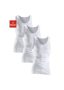 Schiesser Unterhemd, (3 St.), schlichtes Basic-Unterhemd in Top-Markenqualität weiß 4 Unterhemd im 3er Pack