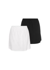 Boysen's BOYSEN'S Minirock, (Packung, 2er-Pack), als Blusenschummler schwarz-weiß 52 schwarz + weiß Diese kleinen Miniröcke zaubern optisch eine Bluse