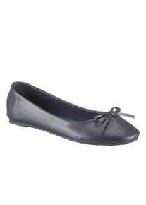Citywalk CITY WALK Ballerina, mit Schleife blau 36 (3,5) dunkelblau Klassischer Ballerina in schlichtem Look