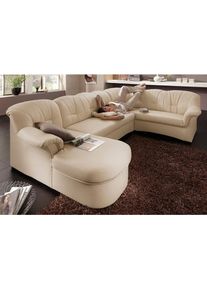 DOMO collection Wohnlandschaft »Papenburg«, in großer Farbvielfalt, wahlweise mit Bettfunktion beige natur
