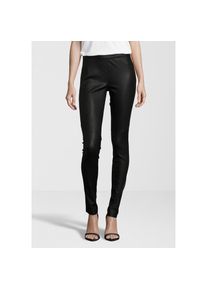 Gipsy Lederhose »Alara«, hochwertige Leder-Leggings mit seitlichem Reißverschluss am Bund schwarz XL N-Gr