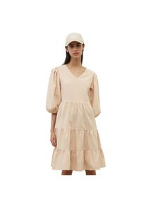 Marc O'Polo MARC O'POLO DENIM Sommerkleid »aus gecrinkelter Baumwolle-Qualität« beige XL Normalgrößen Geniales Stufenkleid