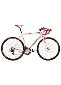 KS-Cycling KS CYCLING Rennrad »Euphoria«, 14 Gang, Shimano, RD-A 050 Schaltwerk, Kettenschaltung weiß Fahrrad