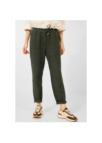 Cecil Leinenhose »Style Chelsea«, mit praktischen Eingrifftaschen und Fake-Gesäßtaschen grün 27 Länge 28 Deep khaki Lässige Damenhose von Cecil