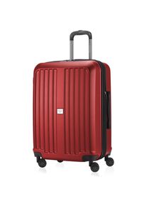 Hauptstadtkoffer Hartschalen-Trolley »Trolley X-Berg Matt«, 4 Rollen rot Koffer