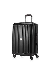 Hauptstadtkoffer Hartschalen-Trolley »Trolley X-Berg Glanz«, 4 Rollen schwarz Koffer