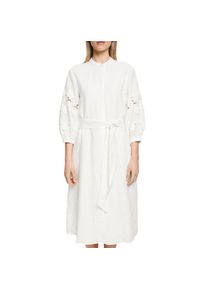Esprit Collection Blusenkleid, mit Bindeband weiß 44 N-Gr Off White Kleid mit Spitze von Esprit Collection