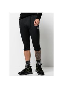 Jack Wolfskin 3/4-Hose »SKY RANGE 3/4 TIGHTS M« schwarz M (50) Normalgrößen Mittellange Funktionsunterhose