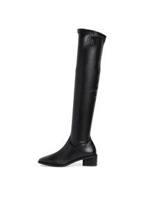 Tamaris Overkneestiefel, mit ANTIshokk-Absatz schwarz 37 Modischer Stiefel mit Reißverschluss und XS-Schaft
