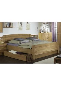 Wiemann Funktionsbett »Münster«, teilmassiv beige natur
