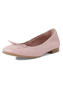 Tamaris Ballerina, mit dekorativer Schleife rosa 37 (4,5) Ballerina in klassischer Form