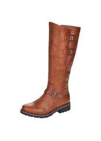 Remonte Winterstiefel, mit praktischem Wechselfußbett und XL-Schaft braun 42 Klassischer Stiefel mit dezenter Zierschnalle