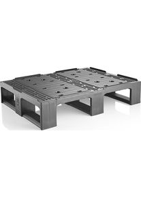 Demi-palette en plastique, noir, 10 pièces et + ratioform