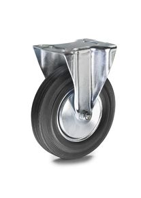 Vollgummi-Reifen, Rad-&Oslash; x Breite 200 x 50 mm, Bockrolle tente