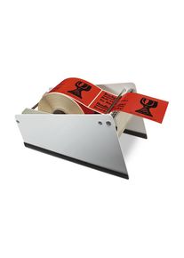 Dispenser per etichette, per larghezza nastro fino a 120 mm, per Ø rotoli 170 mm, bianco, a partire da 10 pz. ratioform