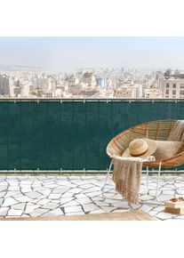 Balkon Sichtschutz Dunkle Jade