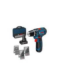 Bosch Professional Akku-Schlagschrauber »GSR 12V-15 Kit 1x 4.0 Ah + 1x 2.0 Ah«, (Auto-Lock, 2-Gang Getriebe, Rechts- und Linkslauf)