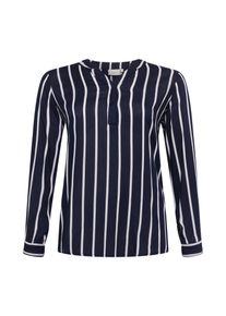 Kaffe Curve Bluse 'KCSida' Damen Gr&ouml;&szlig;e L dunkelblau / wei&szlig;
