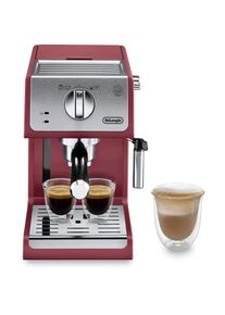 De'Longhi DE'LONGHI Siebträgermaschine »Active Line ECP 33.21.R«, 1100 Watt, 15 Bar rot Kaffeemaschine