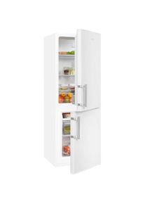 Exquisit Kühl-/Gefrierkombination »KGC233-60-HE-040D«, KGC233-60-HE-040D, 142, 2 cm hoch, 50 cm breit weiß
