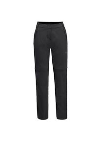 Jack Wolfskin - Women's Glastal Zip Off Pants - Zip-Off-Hose Gr 38 - Short schwarz