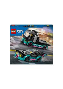 Lego® Spielbausteine »Autotransporter mit Rennwagen 60406«, (328 St.)