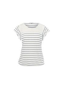 T-shirt avec broderie ajour&eacute;e, Bleu, Taille: S 36/38, Tchibo