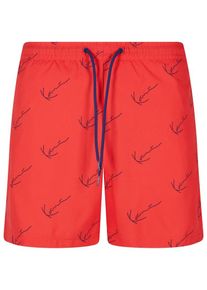 Karl Kani, Hommes Boardshorts, bleu marine / rouge
