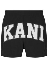 Karl Kani, Hommes Boardshorts, noir / blanc