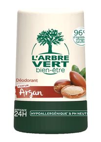 L'ARBRE VERT Öko Deodorant Roll-on Argan & Hamamelis französisch (50 ml)